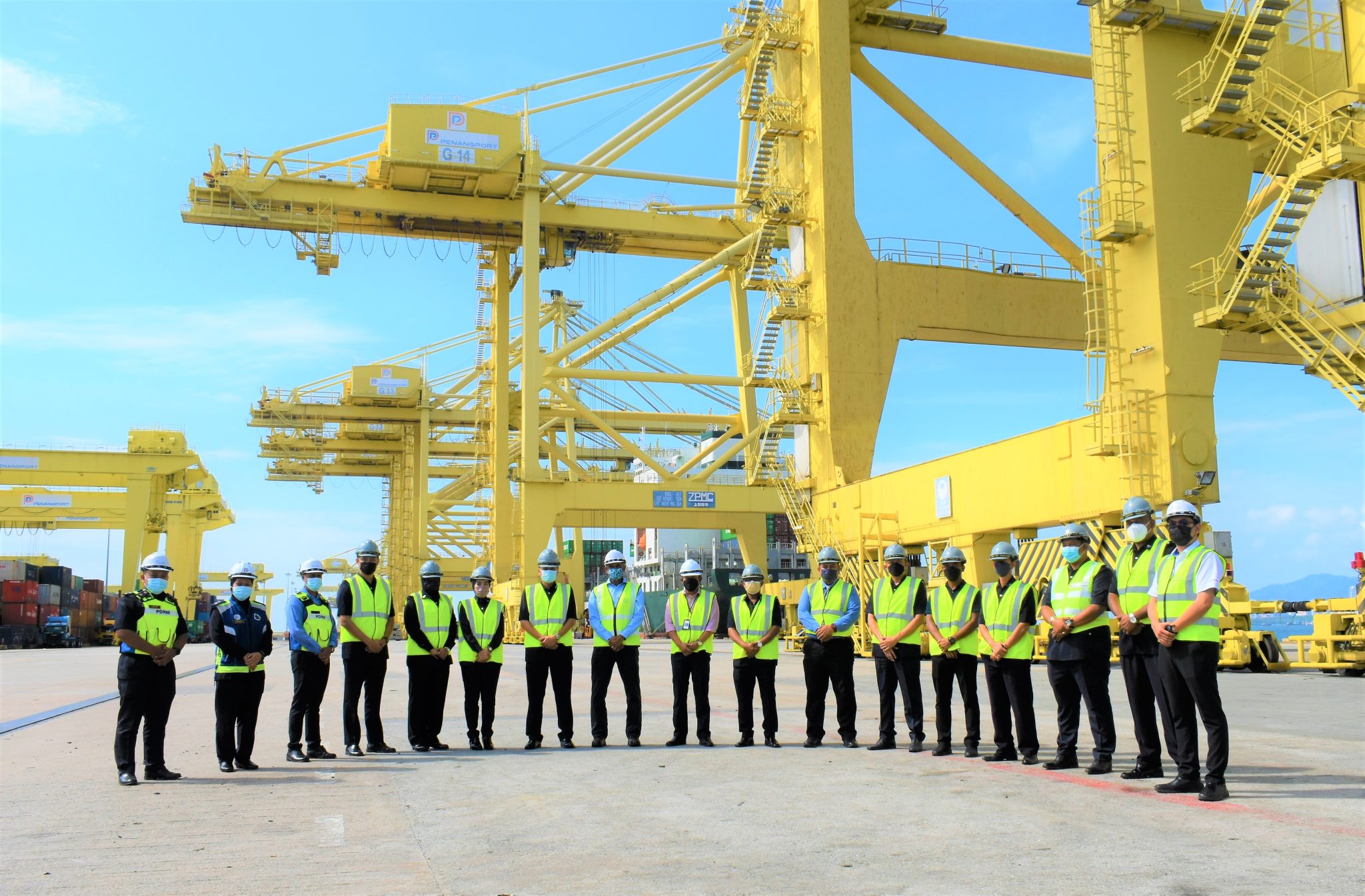 PENANG PORT THE NEWLY APPOINTED OFFICER IN CHARGE OF PDRM