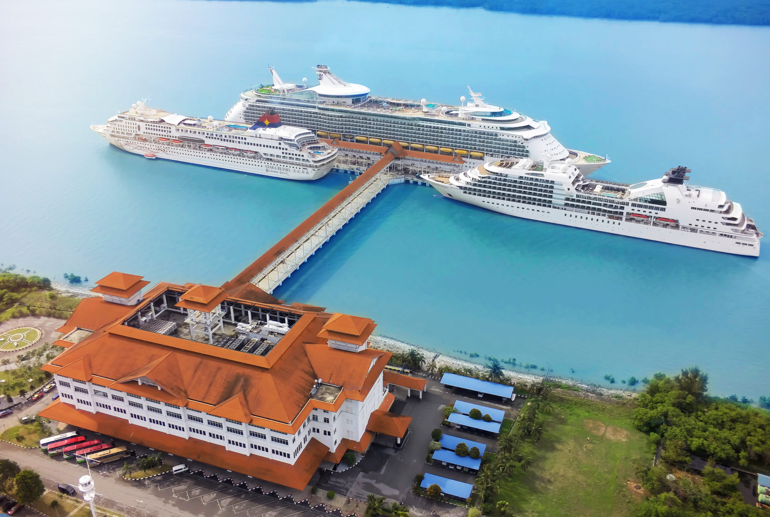 parking at port klang cruise terminal