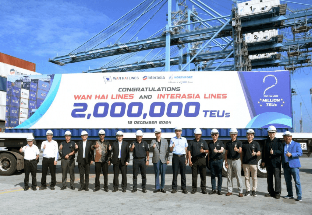 Mmc Group WAN HAI AND INTERASIA ACHIEVE TWO MILLION TEUs AT NORTHPORT - MMC Port
