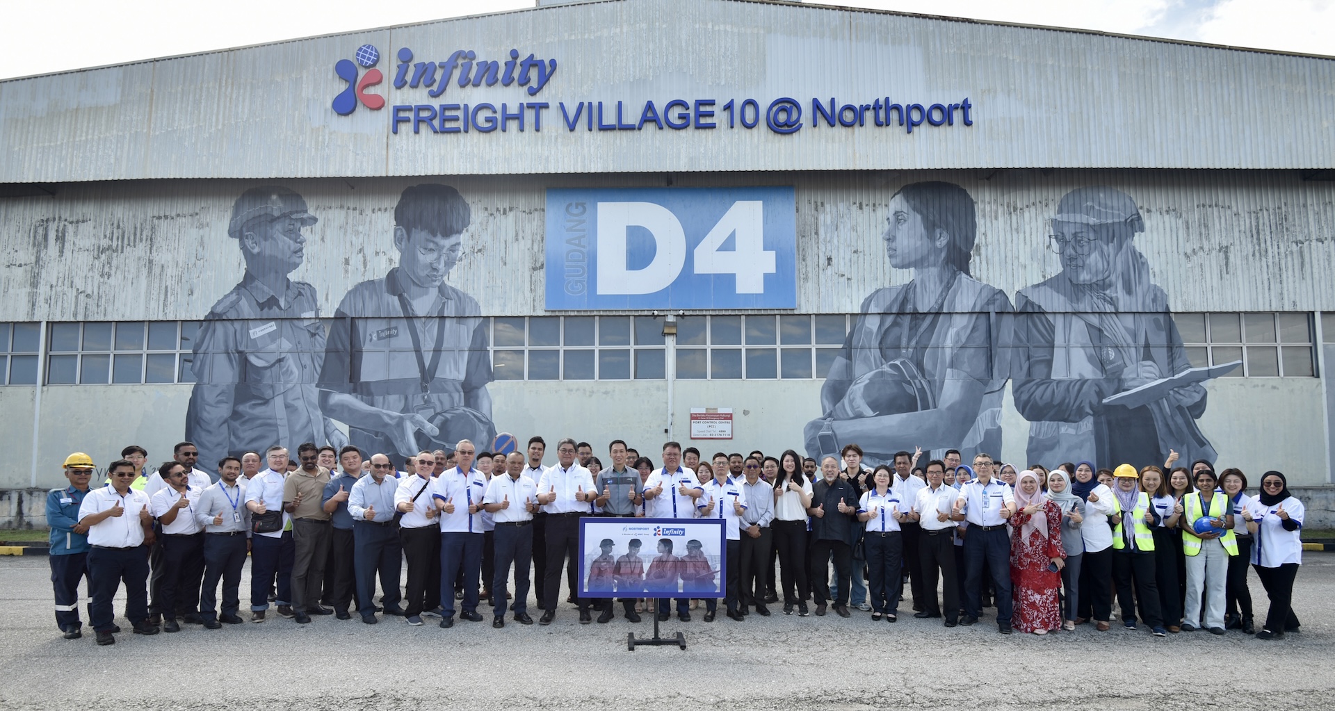 Read more about the article NORTHPORT AND INFINITY LOGISTICS & TRANSPORT CELEBRATE WORKPLACE DIVERSITY THROUGH MURAL ART