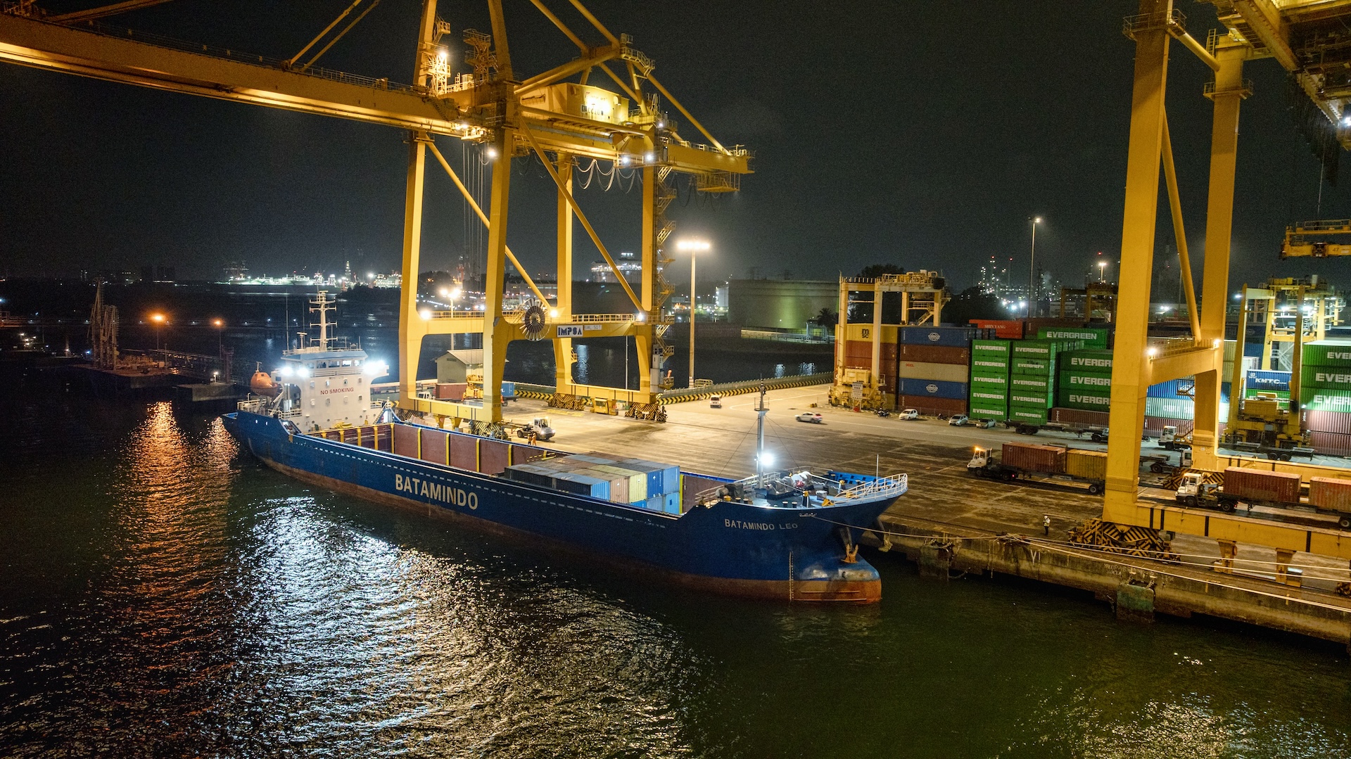 Read more about the article JOHOR PORT WELCOMES MV BATAMINDO LEO ON MAIDEN CALL, STRENGTHENING REGIONAL FEEDER CONNECTIVITY